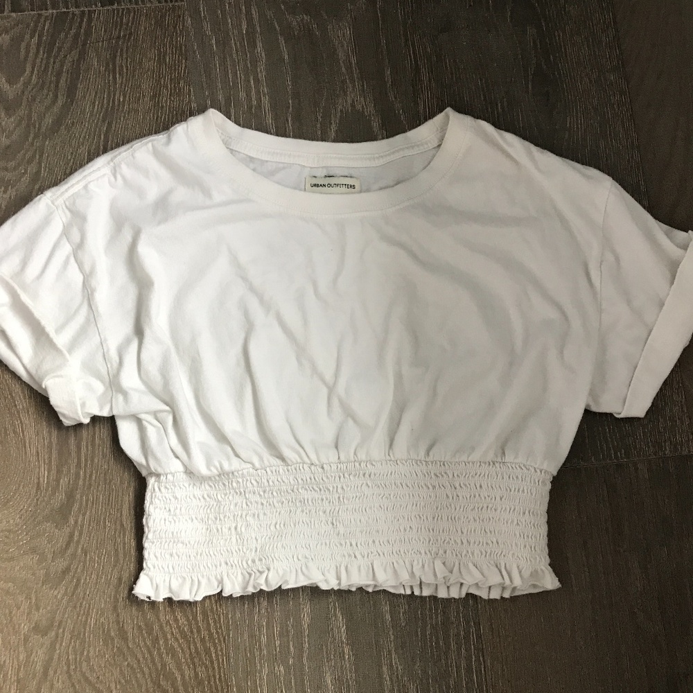 Urban outfitters ruched waist top